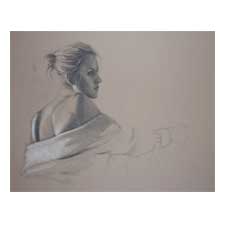 Charcoal Drawing - 26″ x 20″